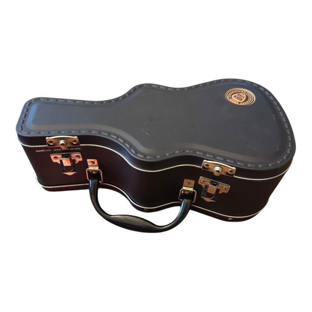 Suck UK Rock Star Guitar Case Rockstar Collector Lunch Box Storage Tin Container